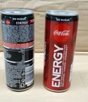 Coca Cola Energy Sin Azúcar latas de 250 ml SLEEK