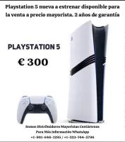 Playstation 5 nueva a estrenar disponible para la venta a precio mayorista. 2 años de garantía 300 %