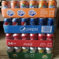 Coca Cola, Fanta and Sprite, Pepsi 0.33 (330ml)