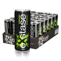 Energydrink EXTASE Classic und Zero Taste